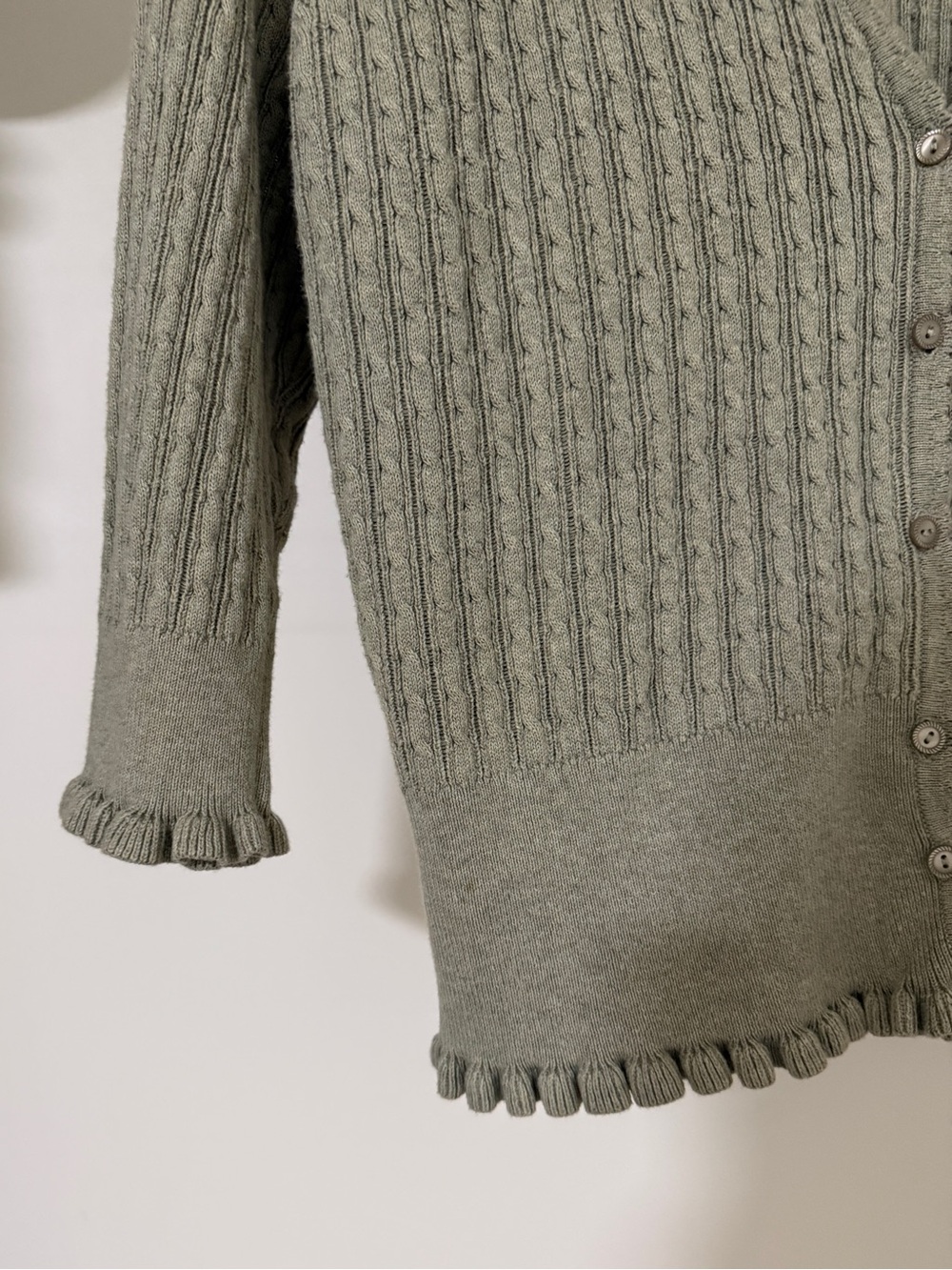 Women’s Muted Sage Sweater - Picture 3 of 4